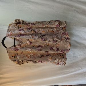 Kori America floral top XL NWT